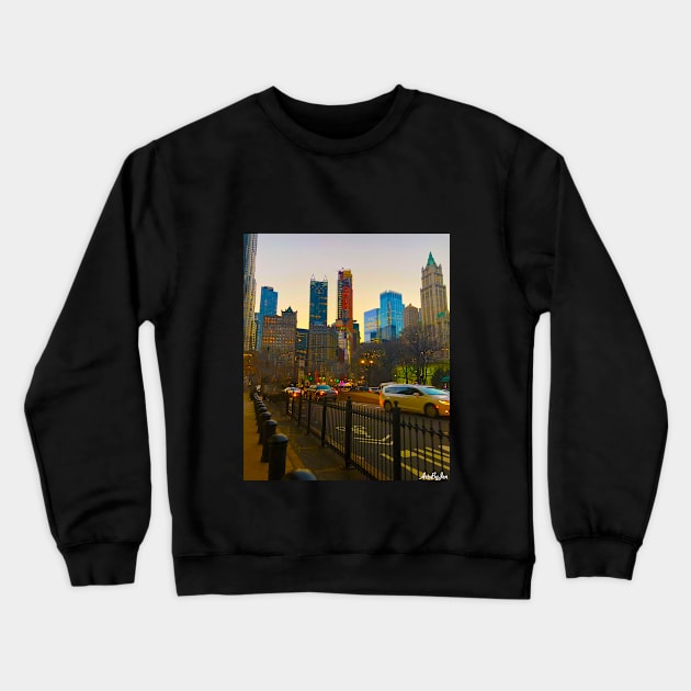 New York City Crewneck Sweatshirt by ArtByJ